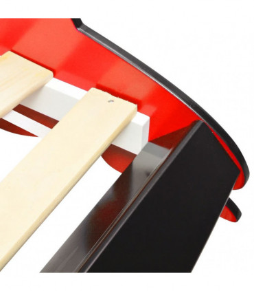 vidaXL Children's Race Car Bed 90x200 cm Red