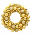 vidaXL Christmas Wreath Gold 45 cm Polystyrene