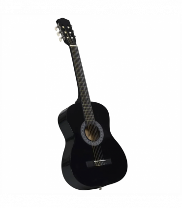 vidaXL Classical Guitar for Beginner with Bag Black 3/4 36"
