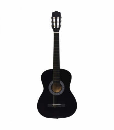 vidaXL Classical Guitar for Beginner with Bag Black 3/4 36"
