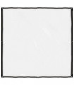 vidaXL Clear Tarpaulin with Eyelets 2x2 m Polyethylene