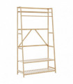vidaXL Clothes Rack with Shelves 110x40x180 cm Bamboo
