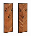vidaXL Coat Racks 2 pcs 35x1x90 cm Solid Wood Acacia