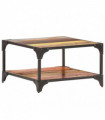 vidaXL Coffee Table 60x60x35 cm Solid Reclaimed Wood