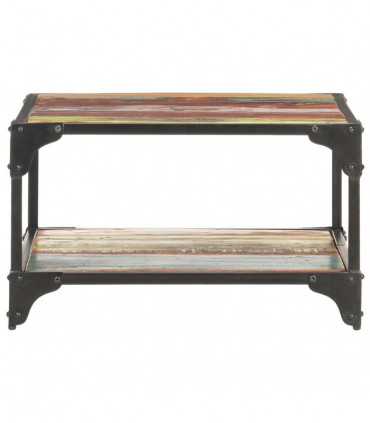vidaXL Coffee Table 60x60x35 cm Solid Reclaimed Wood