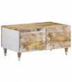 vidaXL Coffee Table 80x50x40 cm Solid Wood Mango