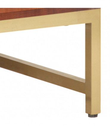 vidaXL Coffee Table Honey Brown 67x67x45 cm Solid Acacia Wood