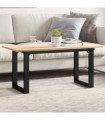 vidaXL Coffee Table Legs O-Frame 90x30x43 cm Cast Iron