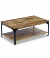 vidaXL Coffee Table Mango Wood 100x60x38 cm