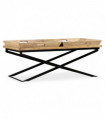 vidaXL Coffee Table Solid Mango Wood 110x55x42 cm
