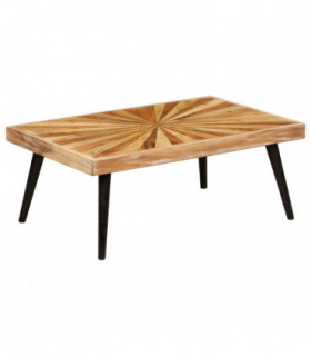 vidaXL Coffee Table Solid Mango Wood 90x55x36 cm