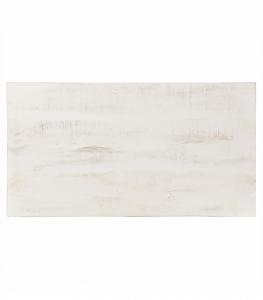 vidaXL Coffee Table White 110x60x45 cm Solid Mango Wood