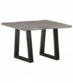 vidaXL Coffee Table with Live Edges 60x60x40 cm Solid Acacia Wood