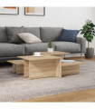 vidaXL Coffee Tables 2 pcs Sonoma Oak Engineered Wood