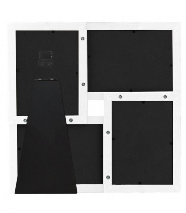 vidaXL Collage Photo Frame for 4x(10x15 cm) Picture White MDF