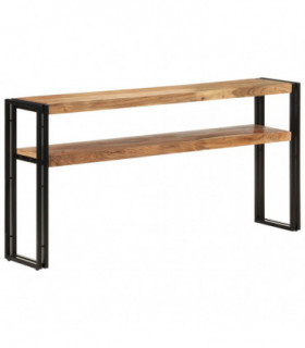vidaXL Console Table 150x30x75 cm Solid Acacia Wood