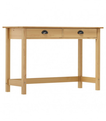 vidaXL Console Table Hill with 2 Drawers 110x45x74 cm Solid Pine Wood
