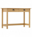 vidaXL Console Table Hill with 2 Drawers 110x45x74 cm Solid Pine Wood