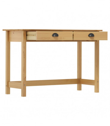 vidaXL Console Table Hill with 2 Drawers 110x45x74 cm Solid Pine Wood