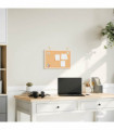 vidaXL Cork Board with Solid Pine Wood Frame 40x30 cm