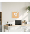 vidaXL Cork Board with Solid Pine Wood Frame 40x40 cm
