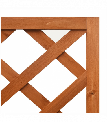 vidaXL Corner Trellis Planter 40x40x150 cm Solid Fir Wood