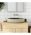 vidaXL Countertop Basin Multicolour Oval 59x40x15 cm Ceramic