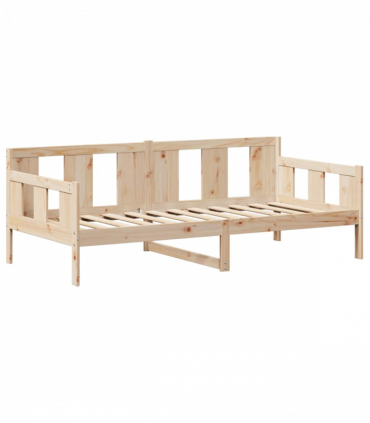 vidaXL Day Bed with Roof without Mattress 80x200 cm Solid Wood