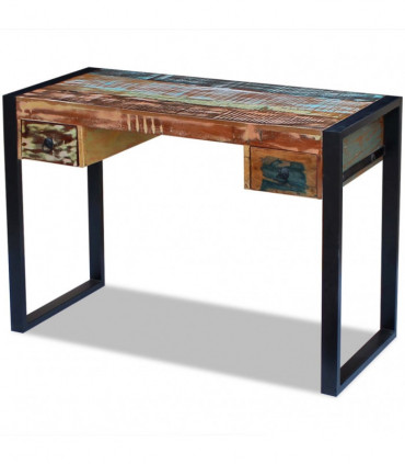 vidaXL Desk Solid Reclaimed Wood