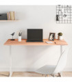 vidaXL Desk Top 110x55x1.5 cm Solid Wood Beech