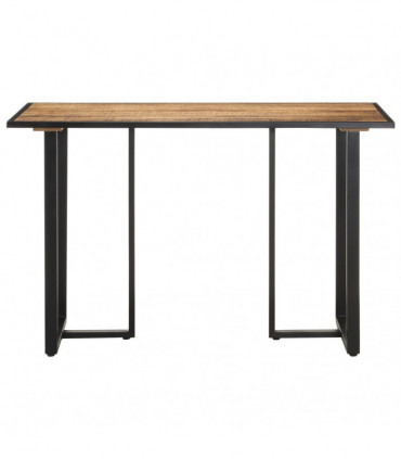 vidaXL Dining Table 120 cm Rough Mango Wood