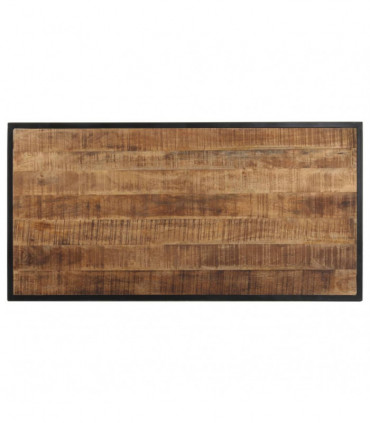 vidaXL Dining Table 120 cm Rough Mango Wood