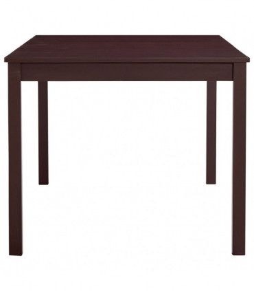 vidaXL Dining Table Dark Brown 180x90x73 cm Pinewood