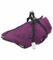 vidaXL Dog Coat with Harness Waterproof Reflective Purple 5XL