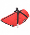 vidaXL Dog Coat with Harness Waterproof Reflective Red 3XL