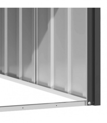 vidaXL Dog House Anthracite 116.5x103x81.5 cm Galvanised Steel