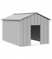 vidaXL Dog House with Roof 113x153x101 cm Galvanised Steel