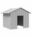 vidaXL Dog House with Roof 131x101x102 cm Galvanised Steel