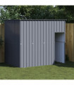 vidaXL Dog House with Roof Anthracite 214x153x181 cm Galvanised Steel