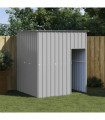 vidaXL Dog House with Roof Light Grey 165x153x181 cm Galvanised Steel