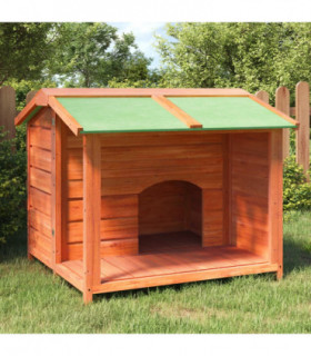 vidaXL Dog Kennel Brown 96x87x80.5 cm Solid Wood Pine