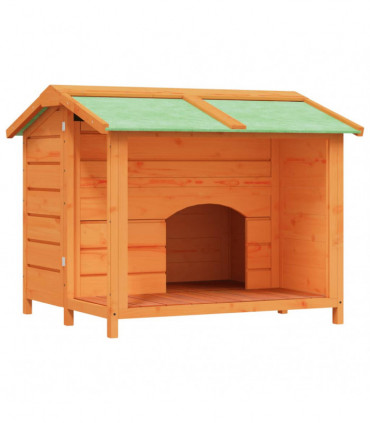 vidaXL Dog Kennel Brown 96x87x80.5 cm Solid Wood Pine
