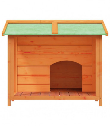 vidaXL Dog Kennel Brown 96x87x80.5 cm Solid Wood Pine