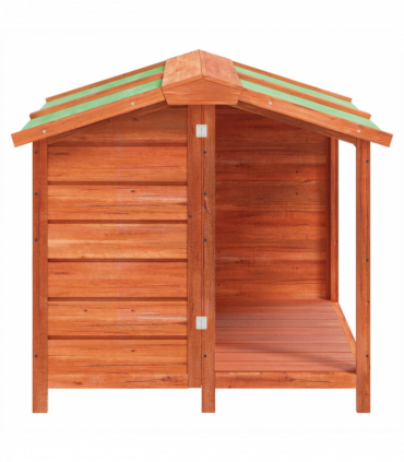 vidaXL Dog Kennel Brown 96x87x80.5 cm Solid Wood Pine