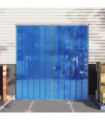 vidaXL Door Curtain Blue 200 mmx1.6 mm 10 m PVC