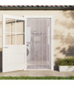 vidaXL Door Curtain Transparent 300 mmx2.6 mm 10 m PVC