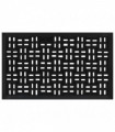 vidaXL Door Mat Rectangular 45x75 cm Rubber