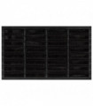 vidaXL Door Mat Rectangular 45x75 cm Rubber and Coir