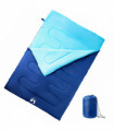 vidaXL Double Sleeping Bag with Pillows for Adults Camping 3-4 Seasons