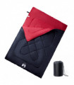 vidaXL Double Sleeping Bag with Pillows for Adults Camping 3-4 Seasons
